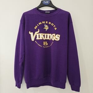 Vikings Vintage NFL Purple Crewneck Sweatshirt XL